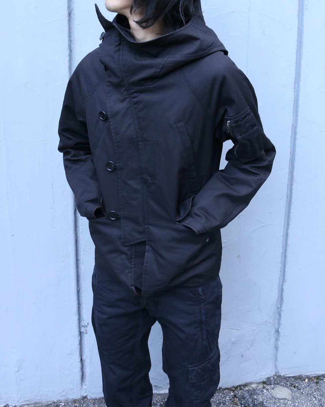 라드 뮤지션 비대칭 후드 자켓 상품이미지2