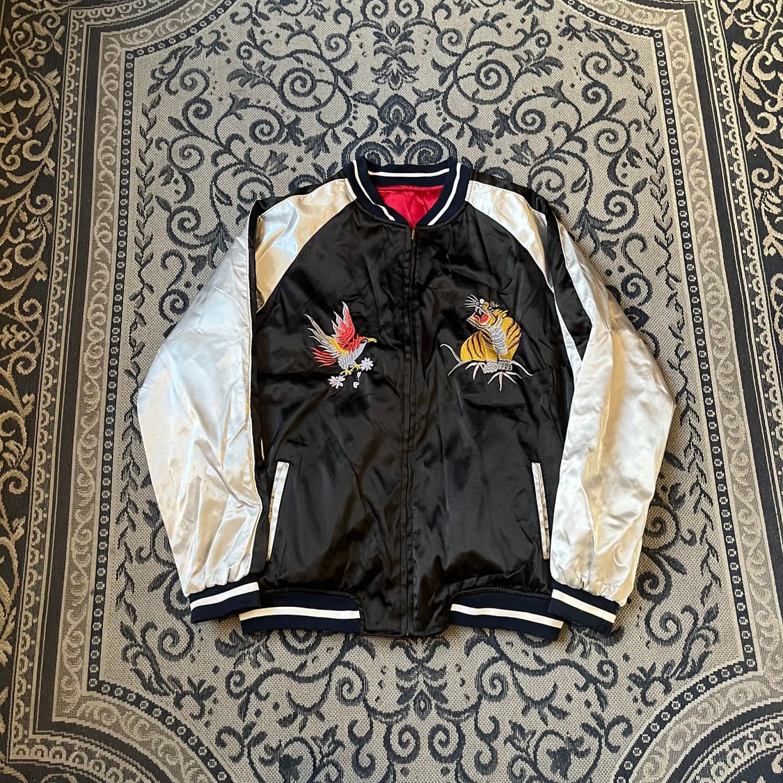 L 빈티지 리버서블 스카쟌/W2444 상품이미지1