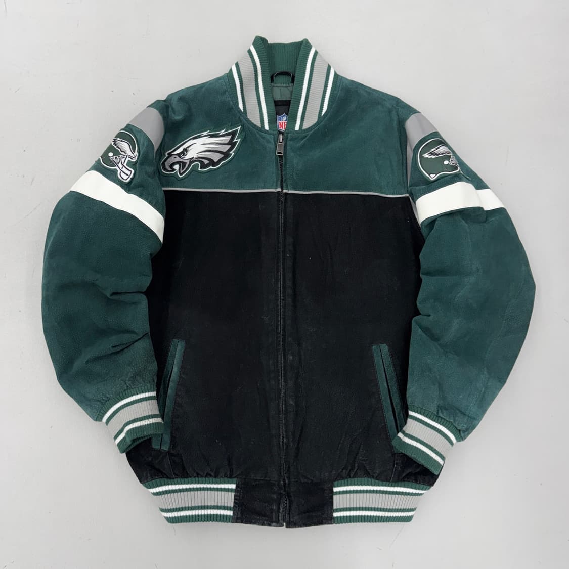 NFL 90s 필라델피아 이글스 올드스쿨 스웨이드 레더 가죽자켓 상품이미지2