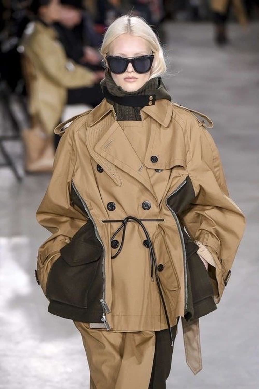 사카이 트렌치 코트 숏 상품이미지1