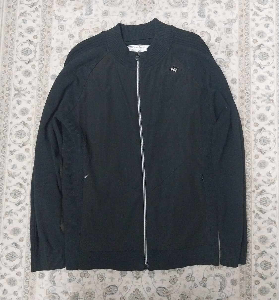 장미쉘바스키아 골프 블랙 니트집업 100 상품이미지1