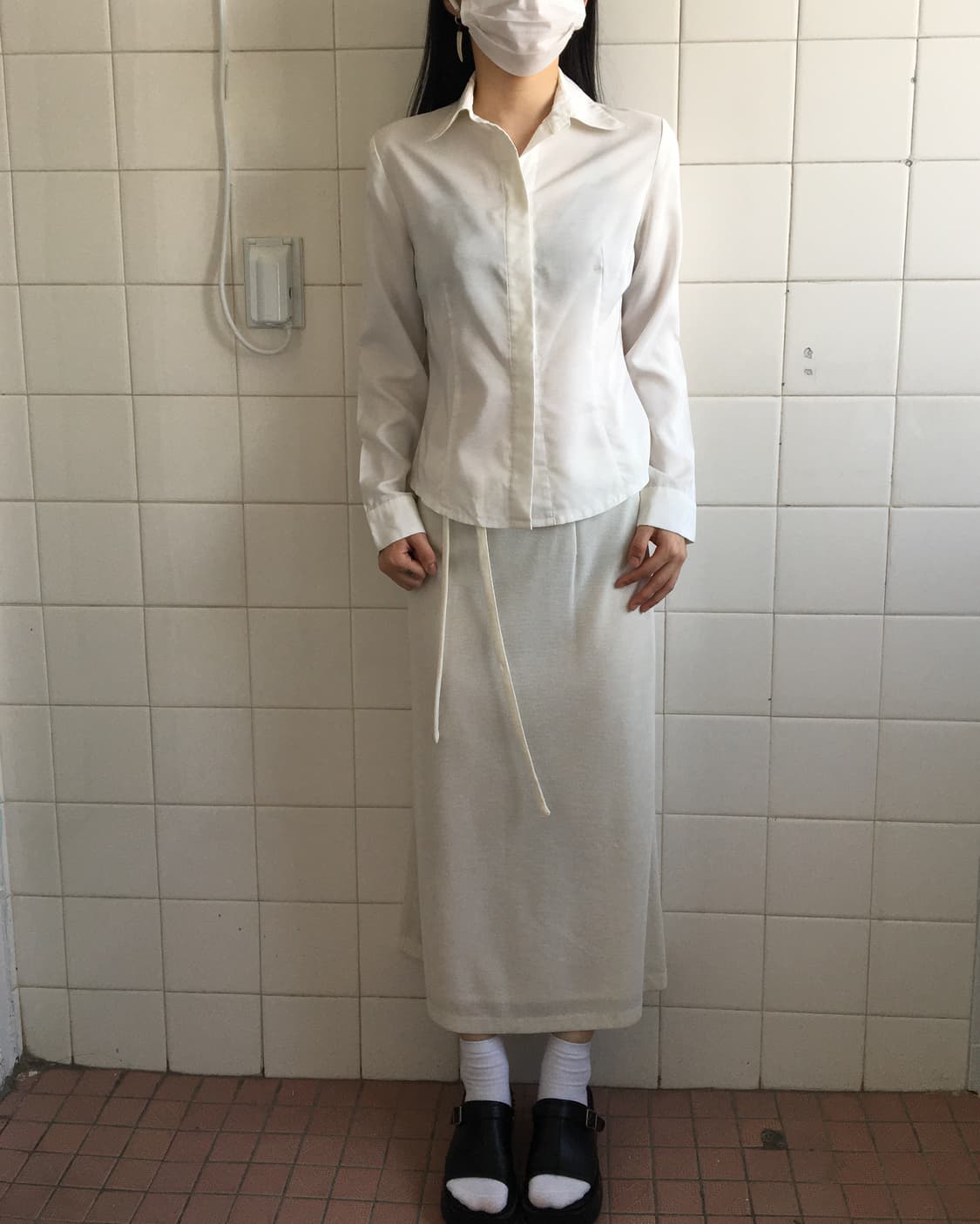 Tied point skirt 상품이미지6