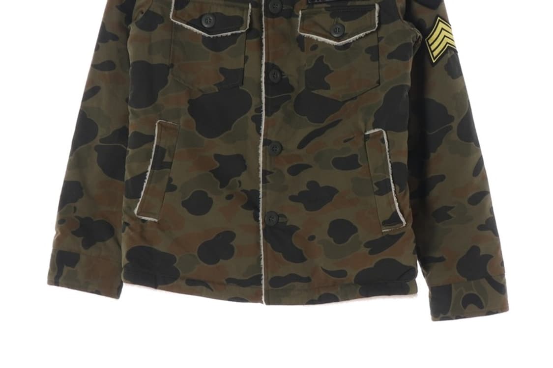NOVEMBER 밀리터리 카모플라쥬 양털 안감 자켓 상품이미지5