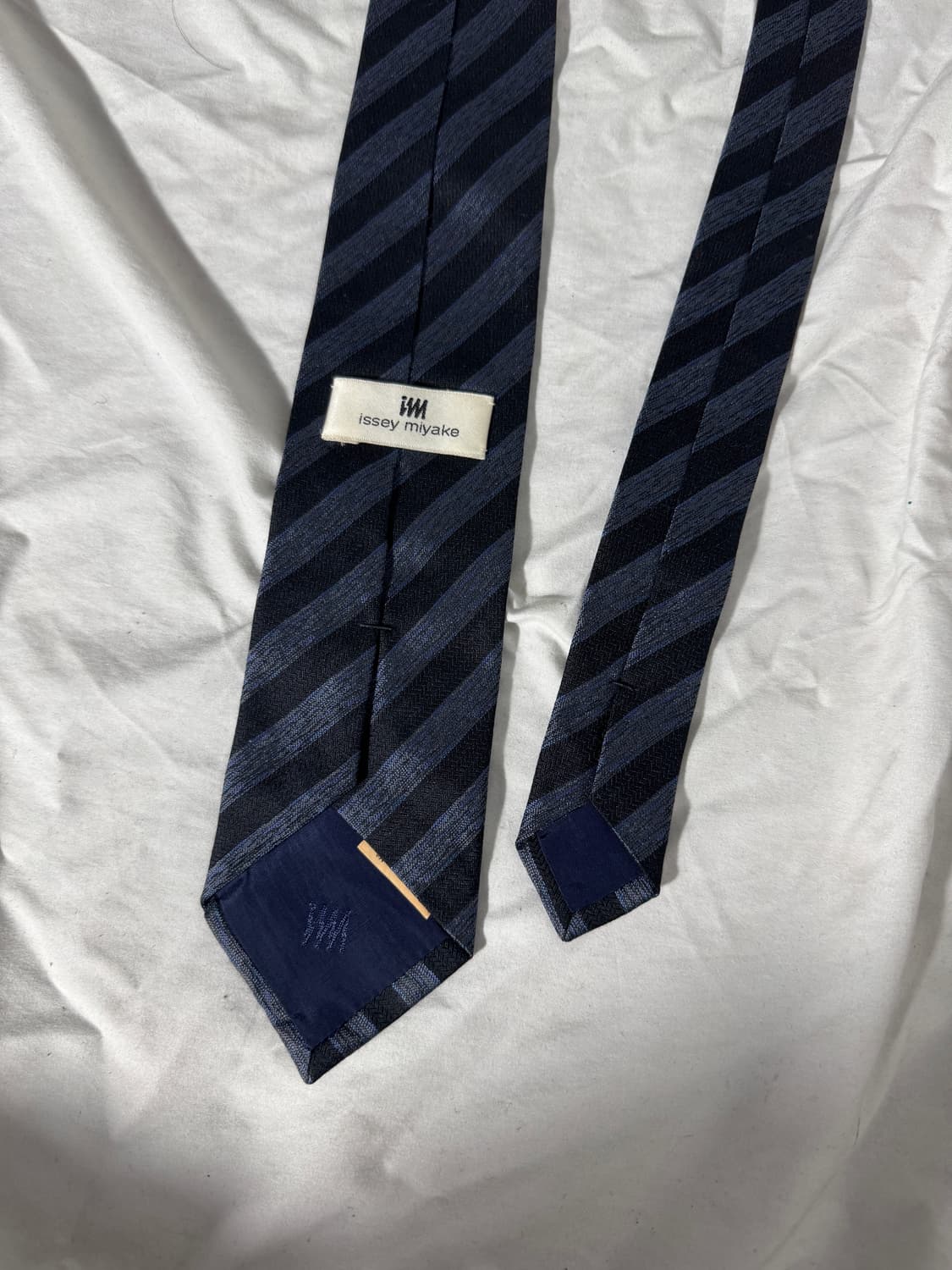 이세이미야케 패턴 실크 넥타이 상품이미지3