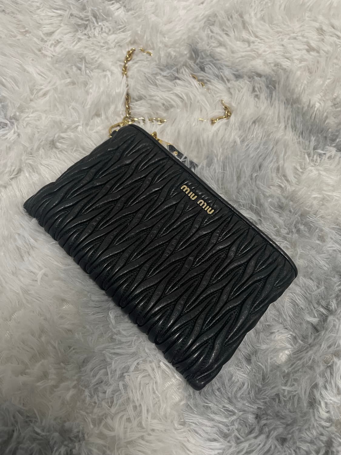 미우미우 마테라쎄 파우치 클러치 백 [os] 상품이미지1