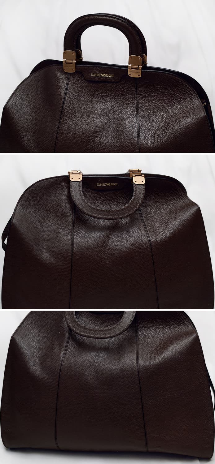 아르마니 (EA) 타우페 맥시 레더돔 빅토트 숄더백 상품이미지4