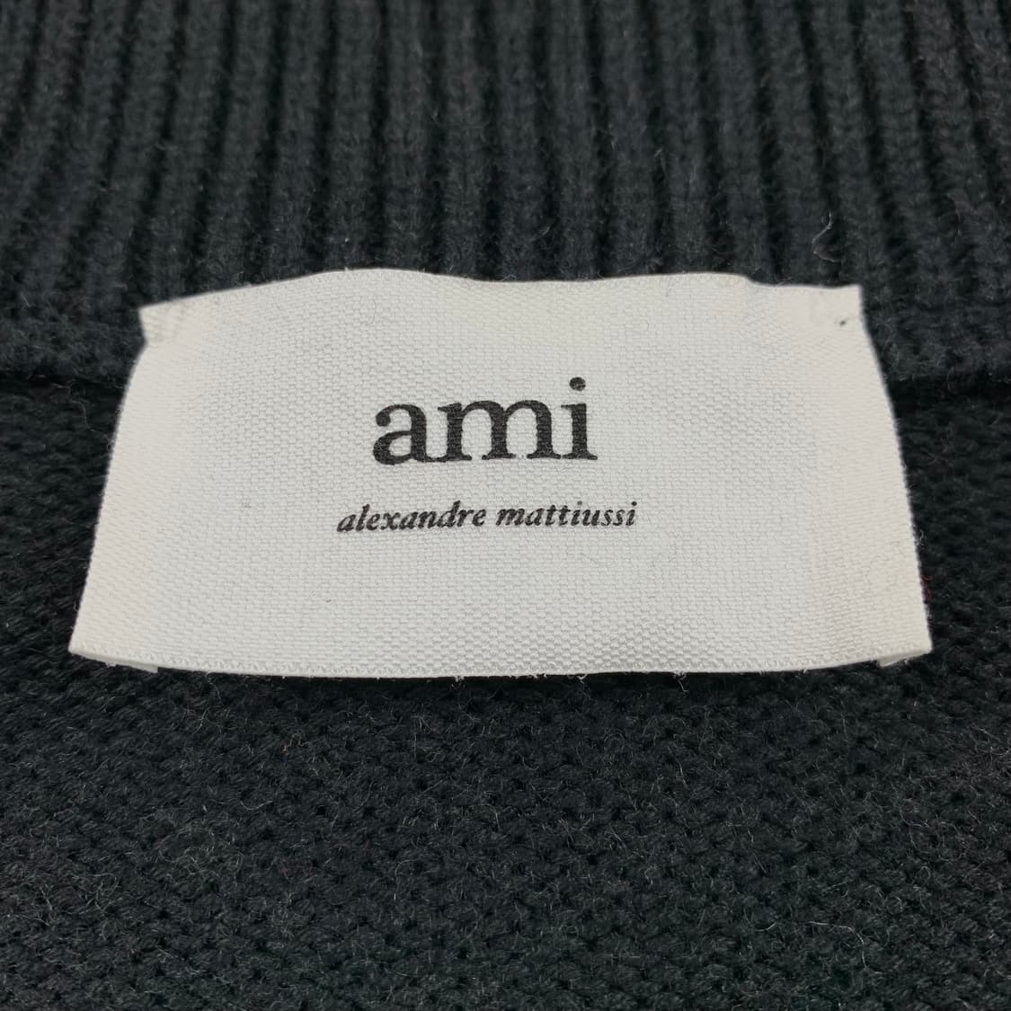 아미 22SS 안타르시아 빅하트 블랙 가디건  상품이미지5