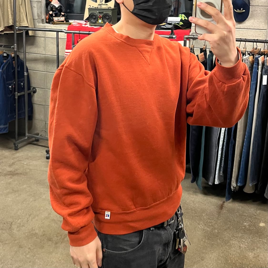 90s 러셀 블랭크 스웻셔츠 (105) 상품이미지6