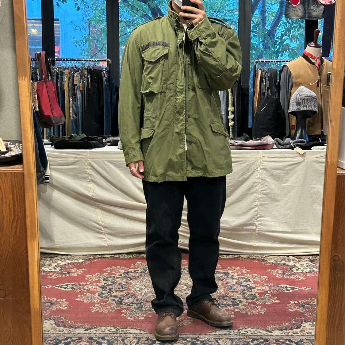 M) USAF 오리지널 미군 M65 필드자켓 70s OG-107 상품이미지10