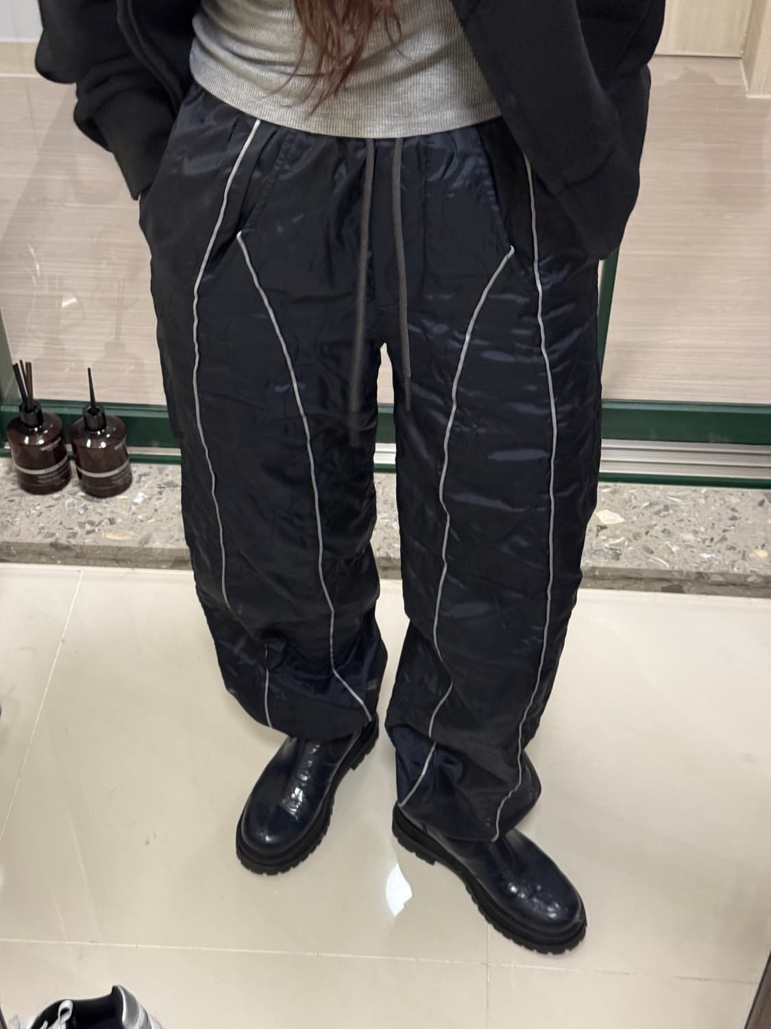 더일마 하비에르 퀼팅 팬츠 (진네이비) 상품이미지3