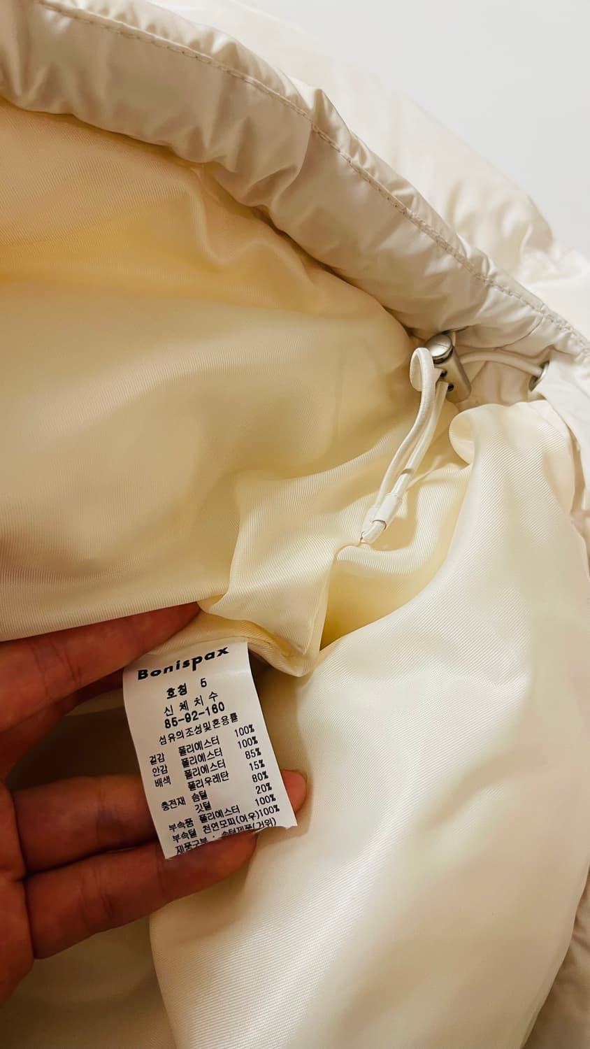 택포새상품)Bonispax 리얼 폭스퍼 패딩 55 정가 499,000원 상품이미지9