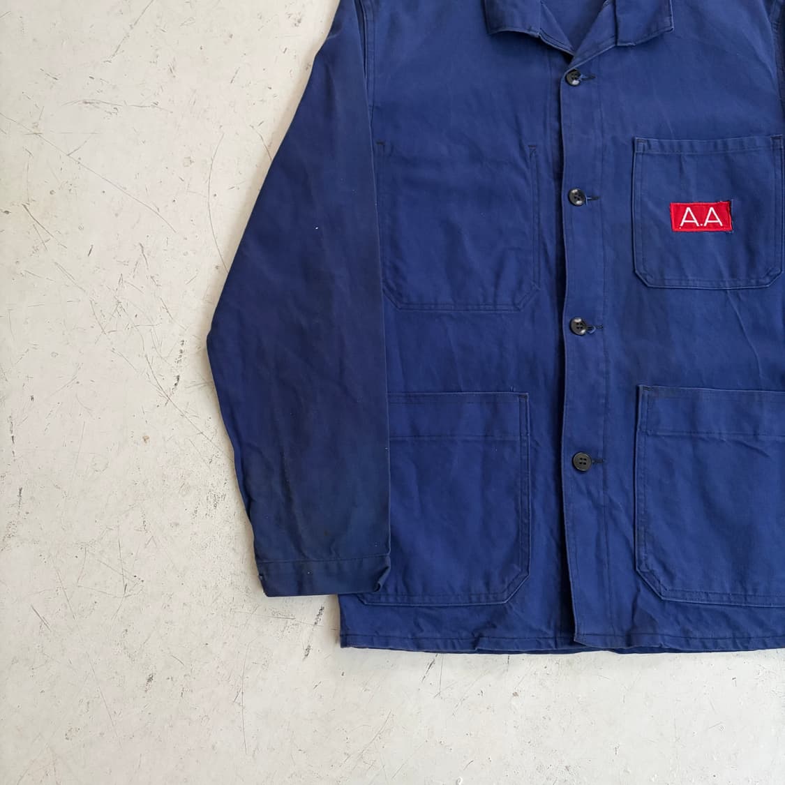 70s-80s OG 빈티지 프렌치 워크 자켓 L 상품이미지3