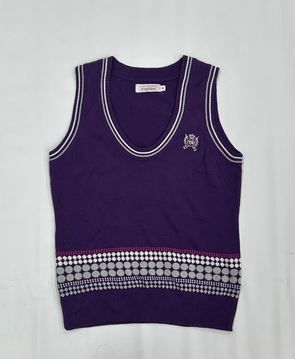 🍇슈슈룬 바닐라 포도맛 코디세트🍇교복 하이틴 학생 셔츠 조끼 스커트 상품이미지6