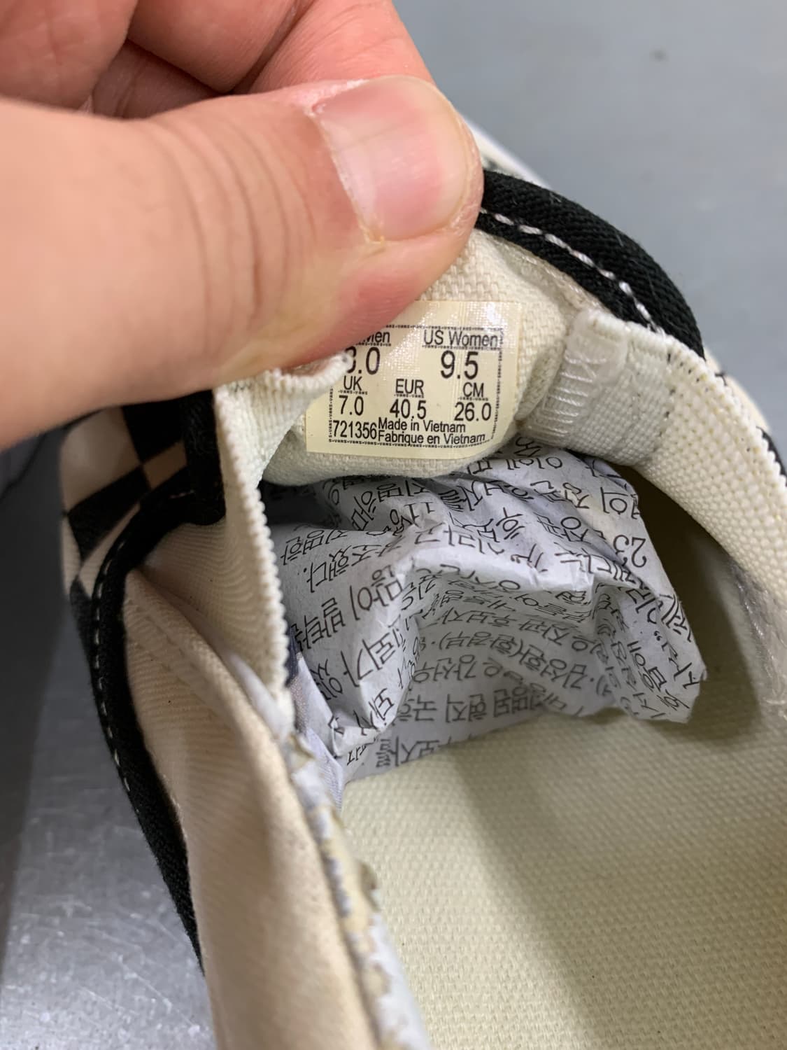 반스 클래식 슬립온 체커보드 260 상품이미지9