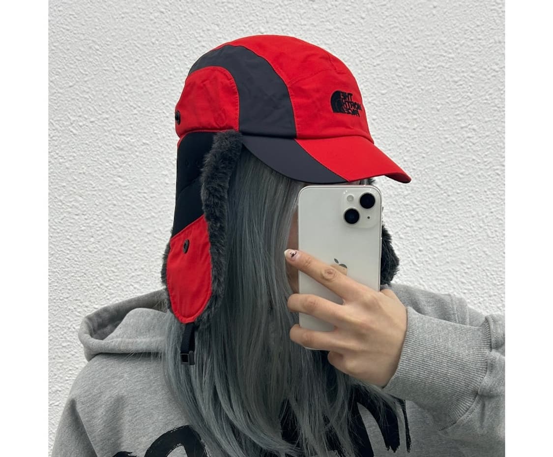 노스페이스 레드 군밤모자 상품이미지2