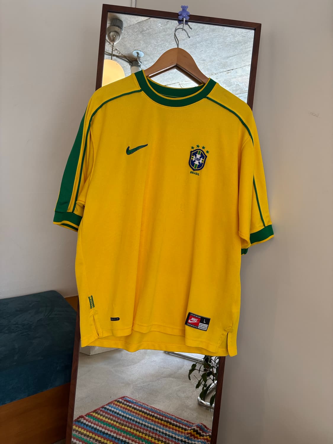 나이키 브라질 축구 국가대표팀 유니폼 L (98-99) 상품이미지2