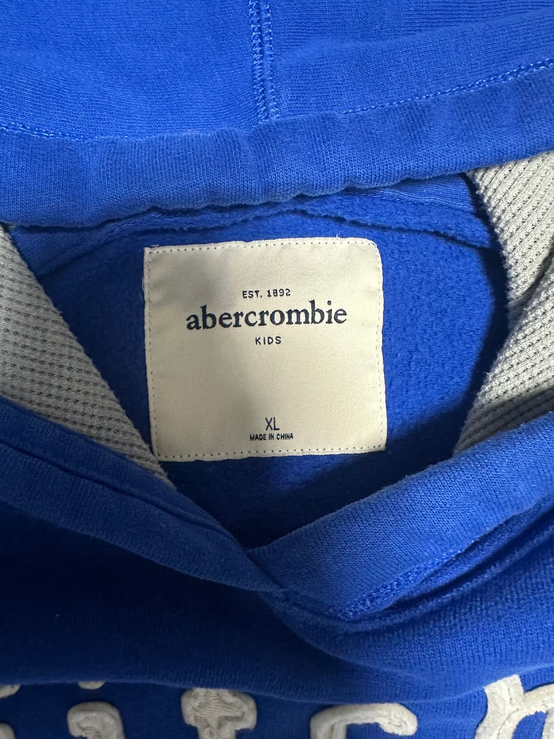 아베크롬비 후드티 블루 상품이미지2