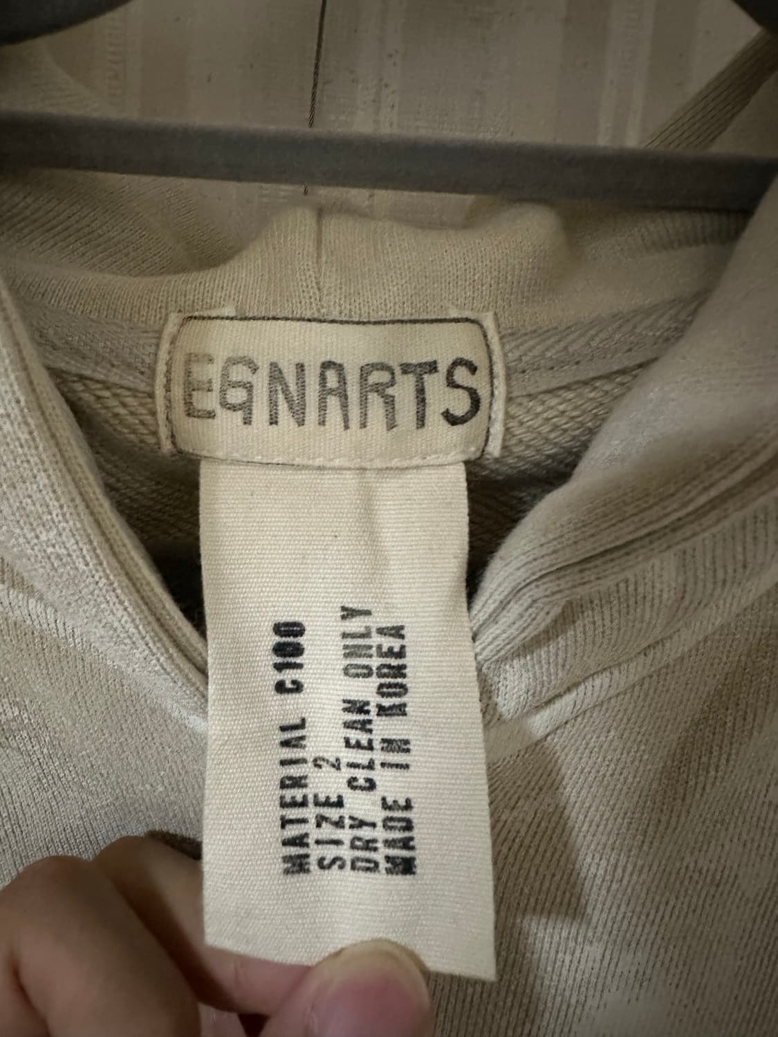 [2] EGNARTS 페인티드 후드 집업 상품이미지4