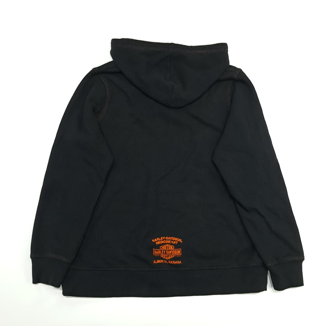 CN770 L 할리데이비슨 메디슨햇 알버타 한정판 기모 후드 블랙 상품이미지6