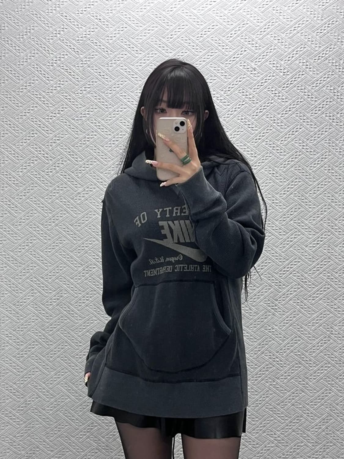 나이키 올드스쿨 스트릿 펑크 와플 후드티 L C10055 상품이미지2