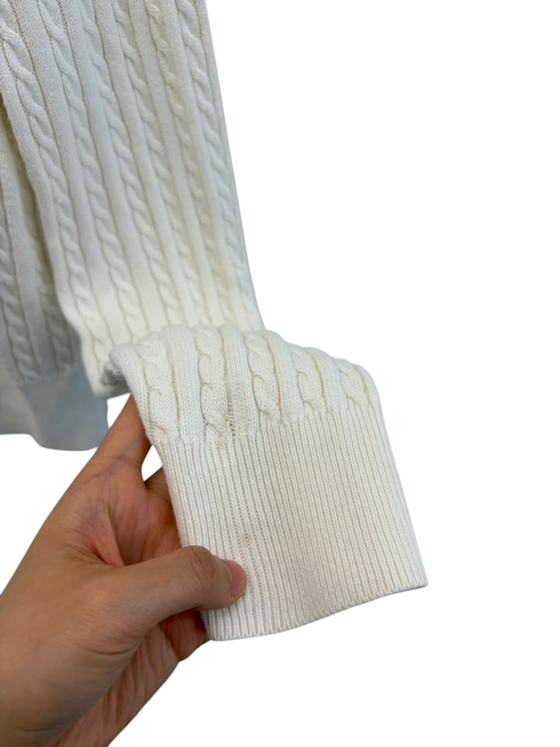 폴로 꽈배기 가디건 (XL) 상품이미지7