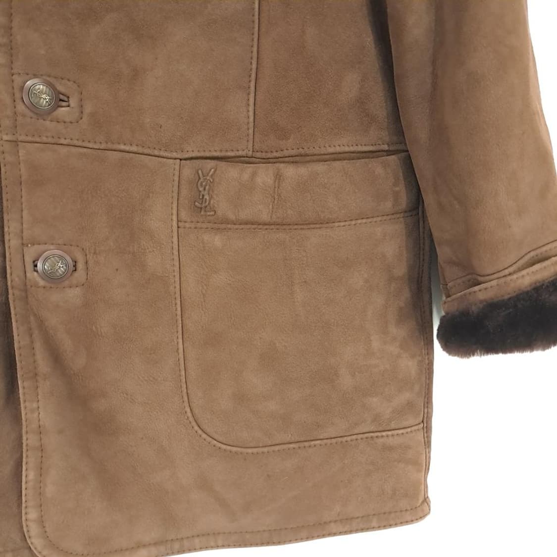 XL 입생로랑 양가죽 양털 무스탕 (CS290) 상품이미지2