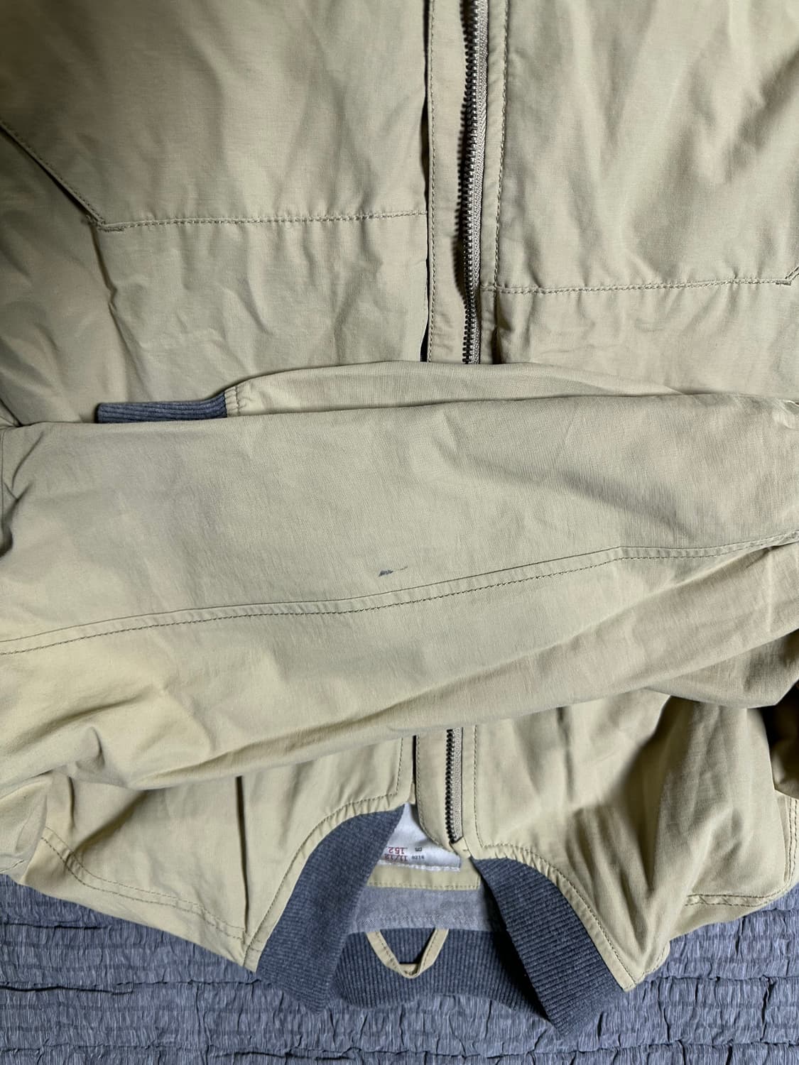 자라 베이지색 봄버 자켓 상품이미지8