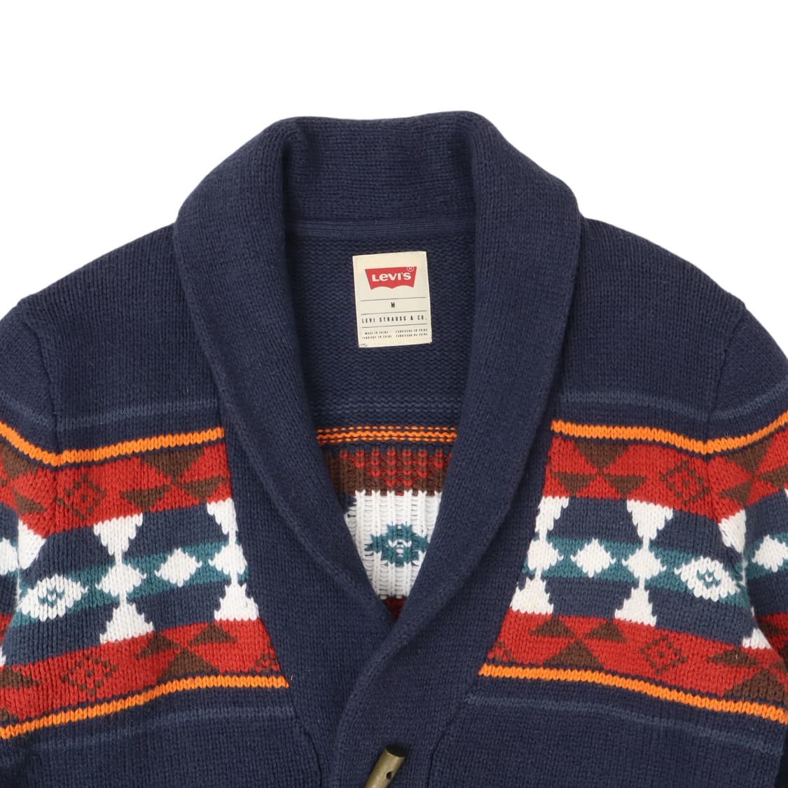 리바이스 더플 에스닉 니트 숄카라 가디건 상품이미지2