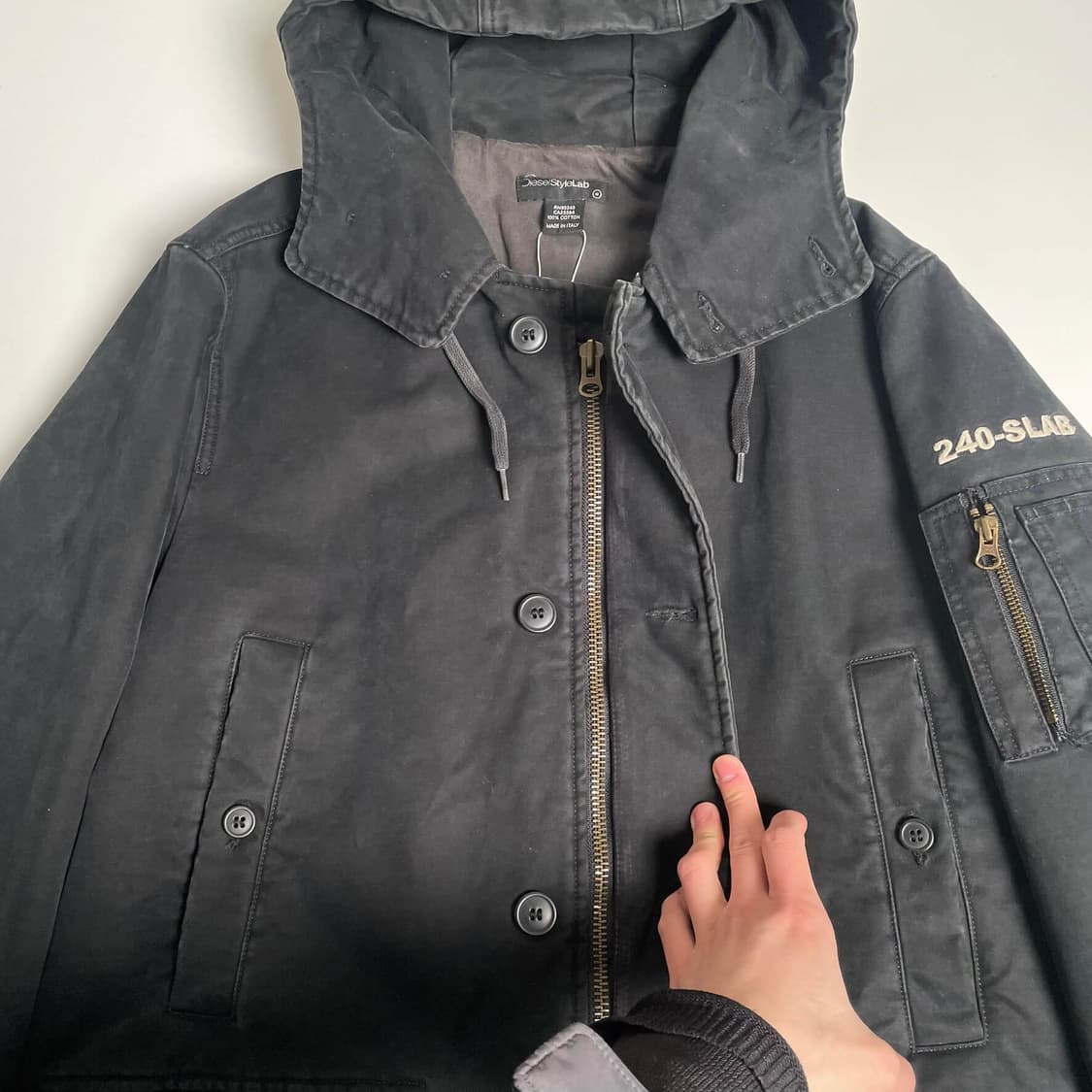 Diesel style lab 240-SLAB 헤비코튼 밀리터리 파카 상품이미지6