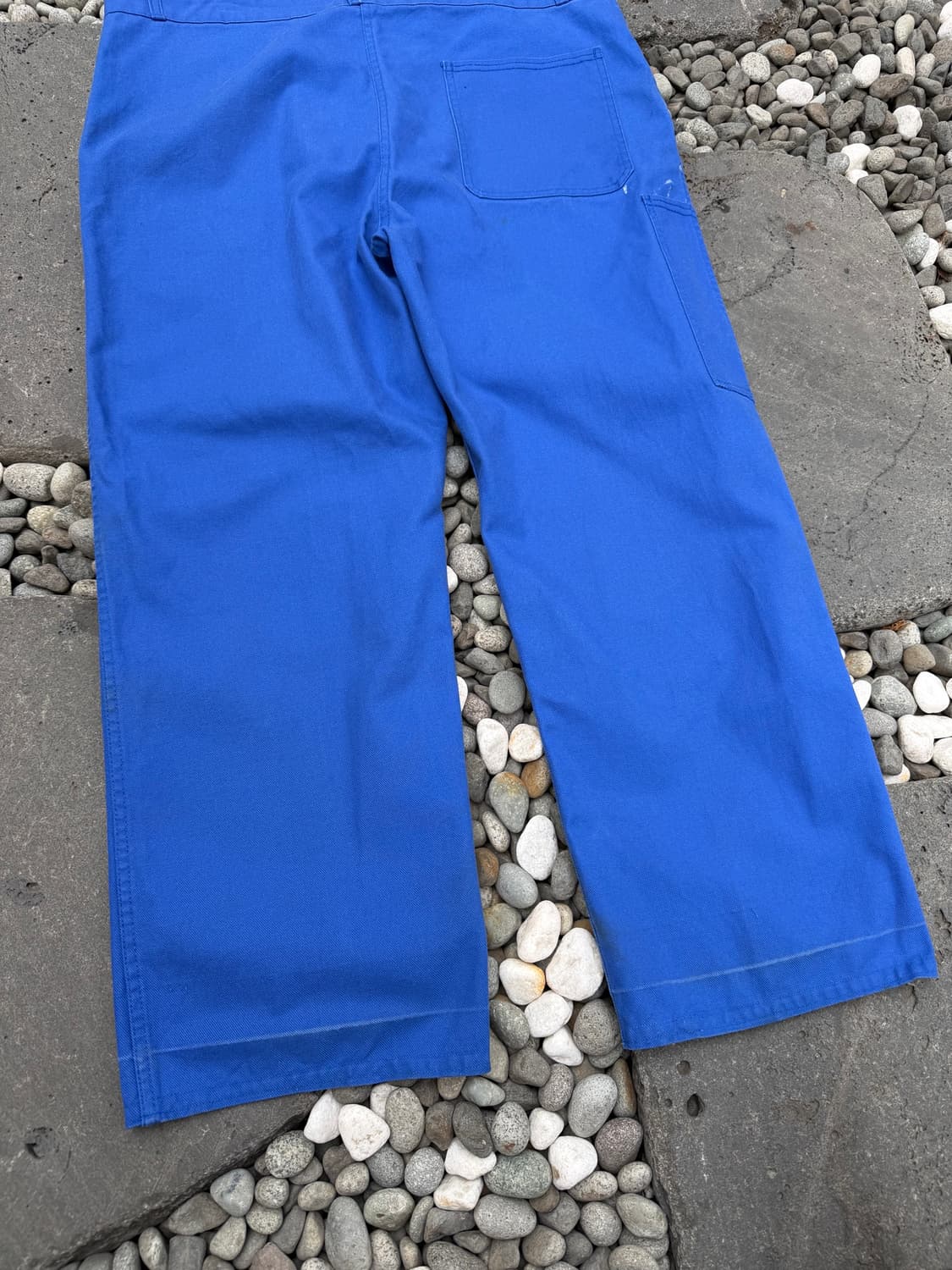 1990s WASHED BLUE WIDE 빈티지 프렌치와이드워크팬츠 상품이미지10