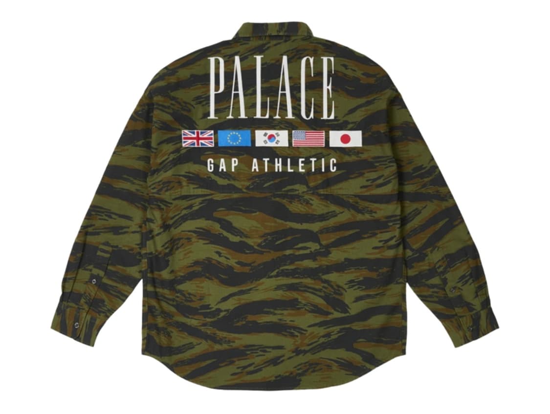 L) 팔라스 갭 옥스포드 드랍숄더 셔츠 카모 상품이미지1