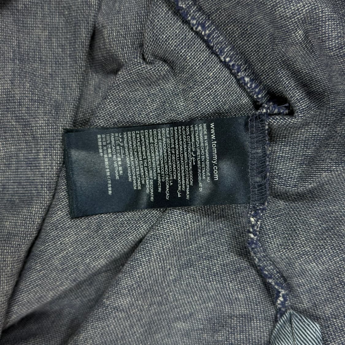 [XL] 타미힐피거 블루 면 반팔 카라티 상품이미지6