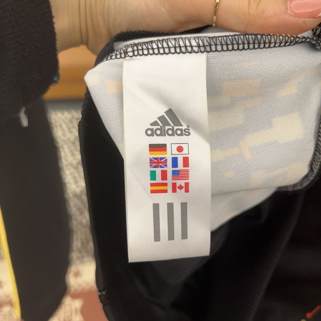 아디다스 키치 픽셀 그래픽 패턴 져지 집업 95 C09262 상품이미지6
