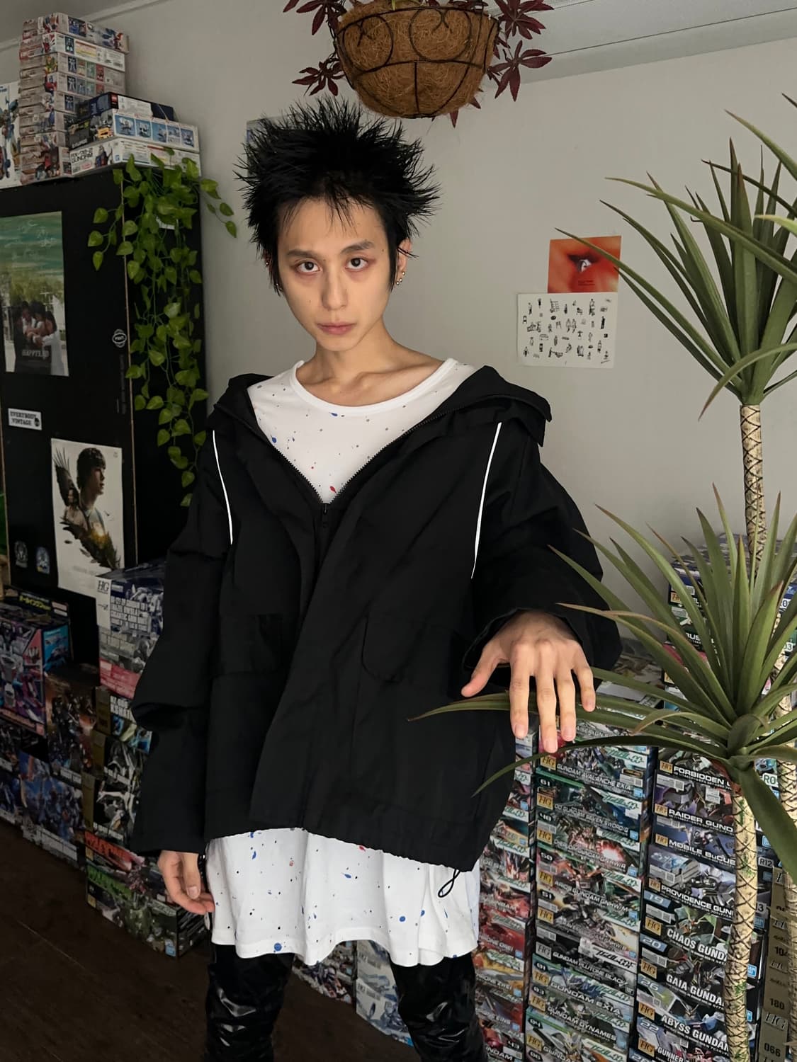 Ready 2 Wear 파이핑 오버 사이즈 윈드 브레이커 상품이미지4