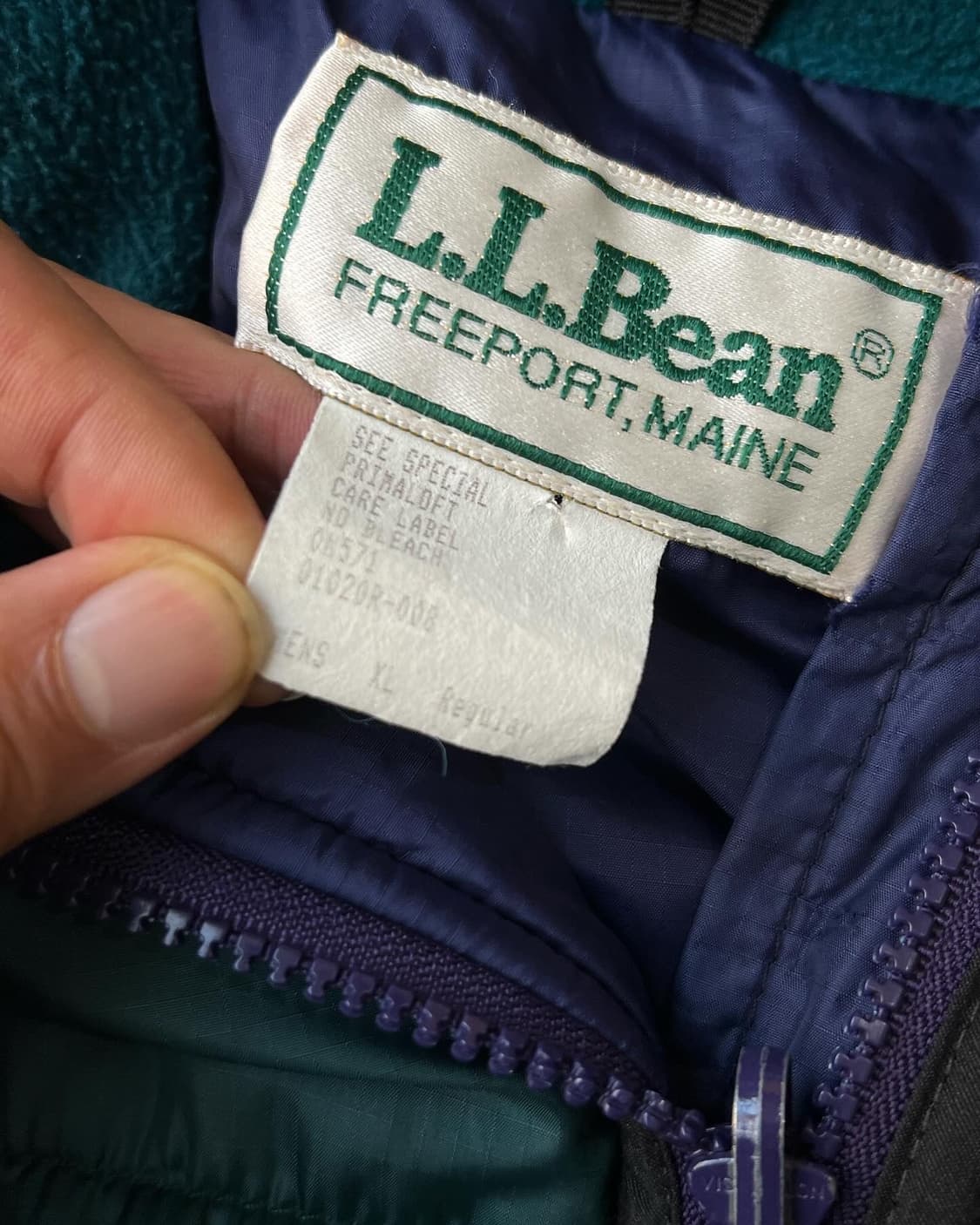 1990s 엘엘빈 프리마로프트 자켓 상품이미지4