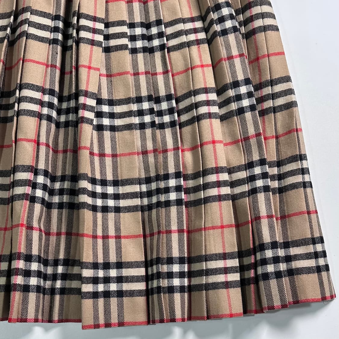 버버리 노바체크 울 스커트 상품이미지4