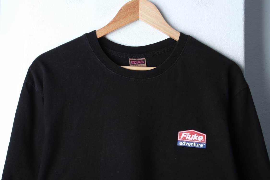 (XL-2XL) 플루크 반팔 티셔츠 빅사이즈 에이징 블랙-H32103 상품이미지3