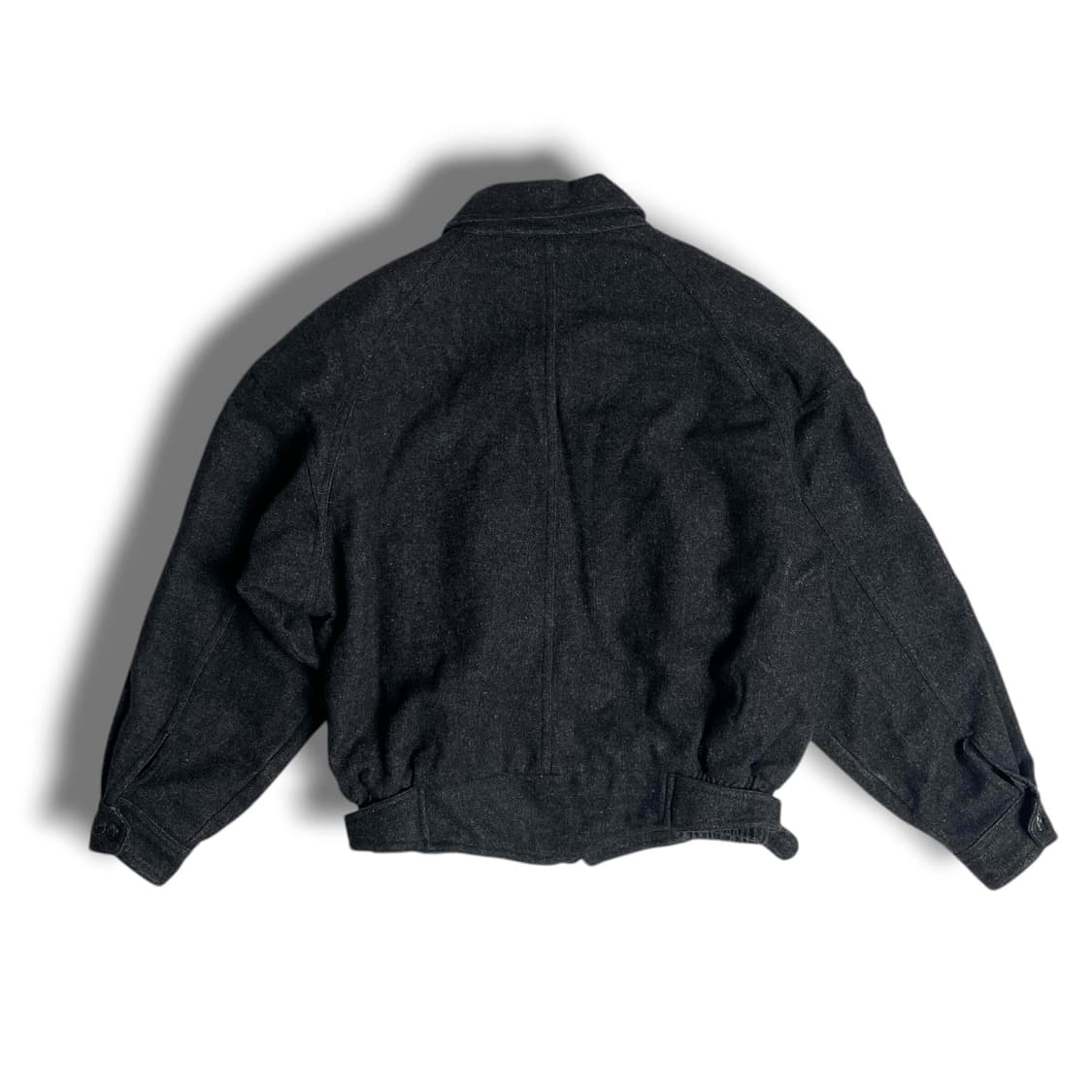 90's zacken 울 블렌드 봄버 상품이미지7