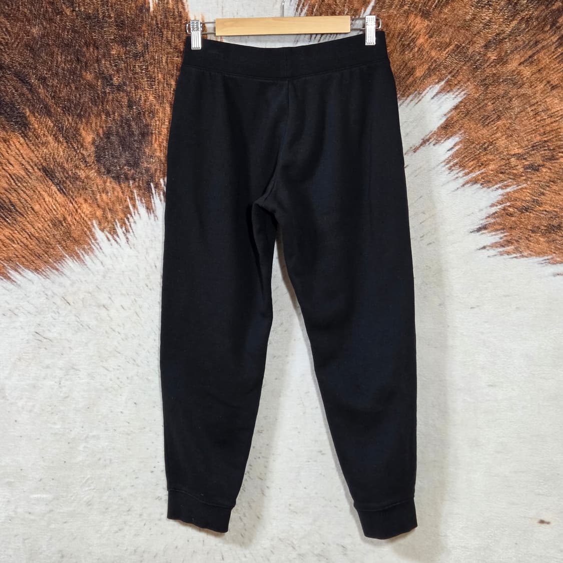 나이키 스우시 블랙 코튼 약기모 조거 팬츠 상품이미지4