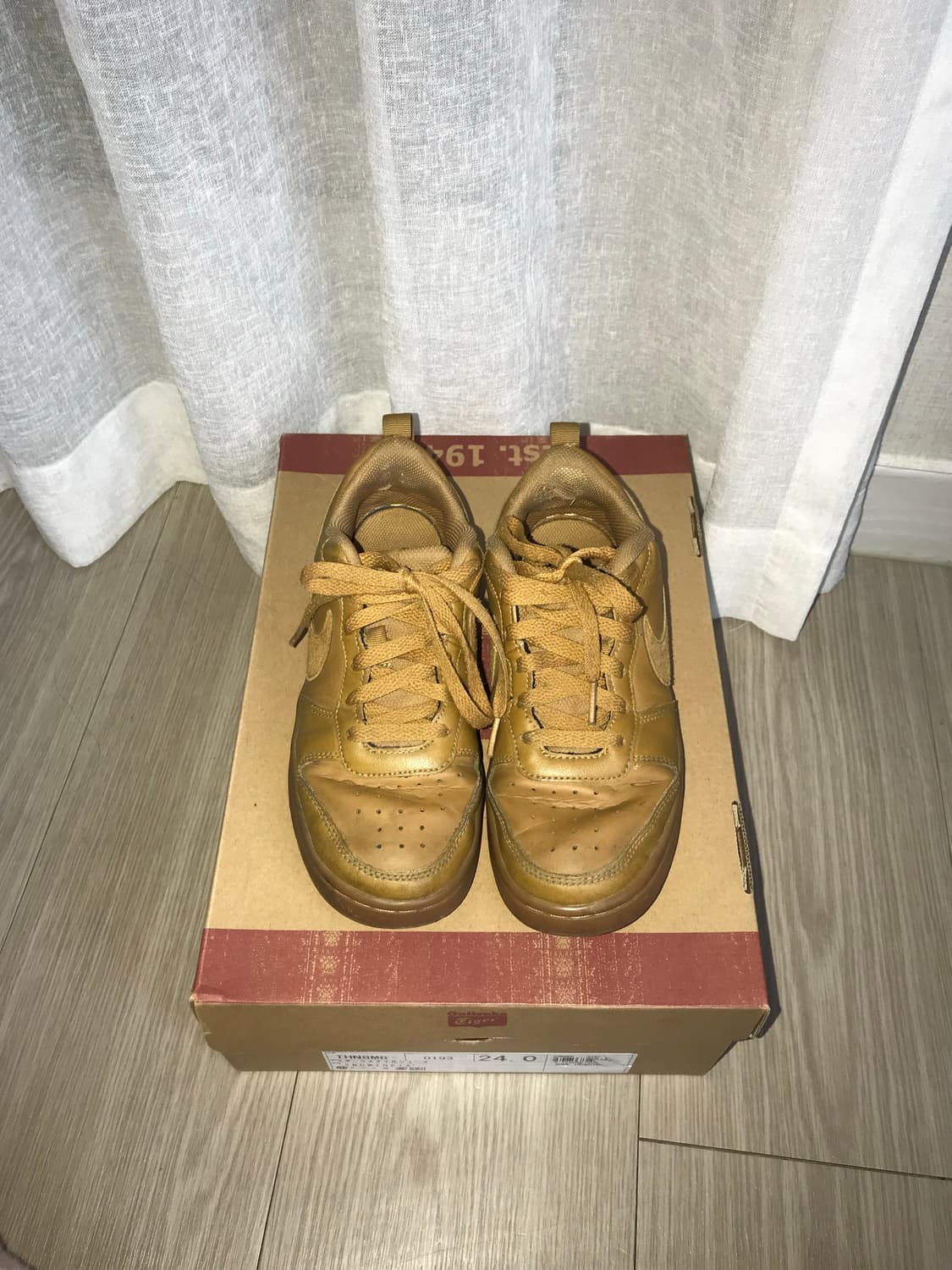 나이키 에어포스 브라운 된장포스 235 상품이미지3