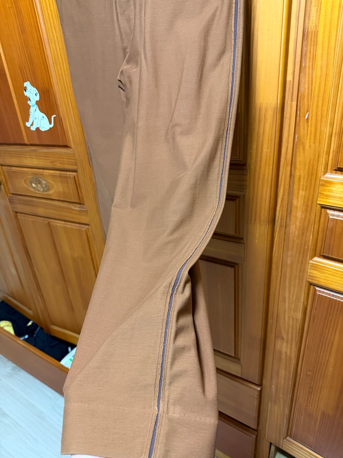 [M] YOKE 코튼 브라운 팬츠 상품이미지3