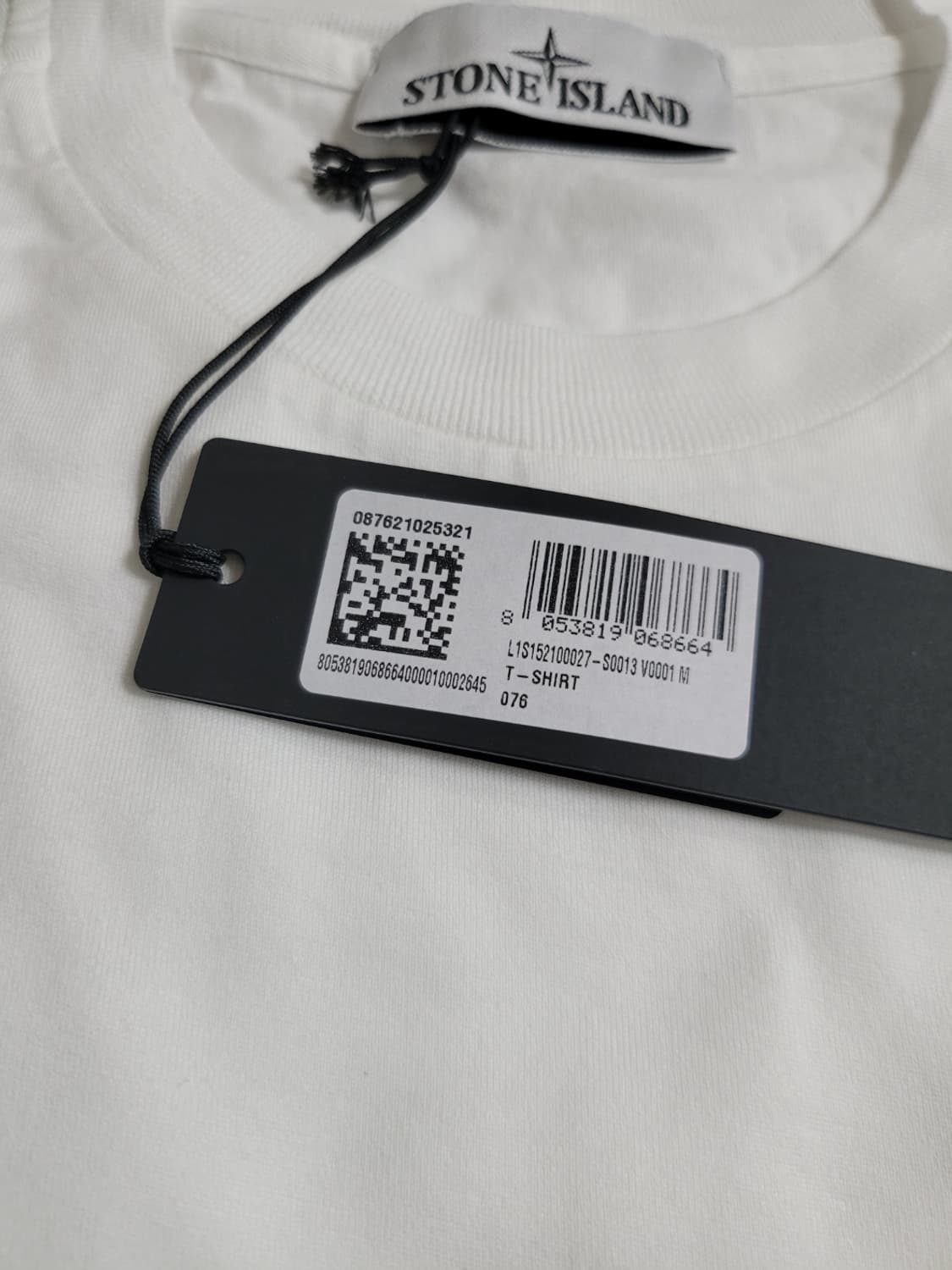✍️ [새상품/풀구성] 스톤아일랜드 로고 패치 티셔츠 상품이미지4