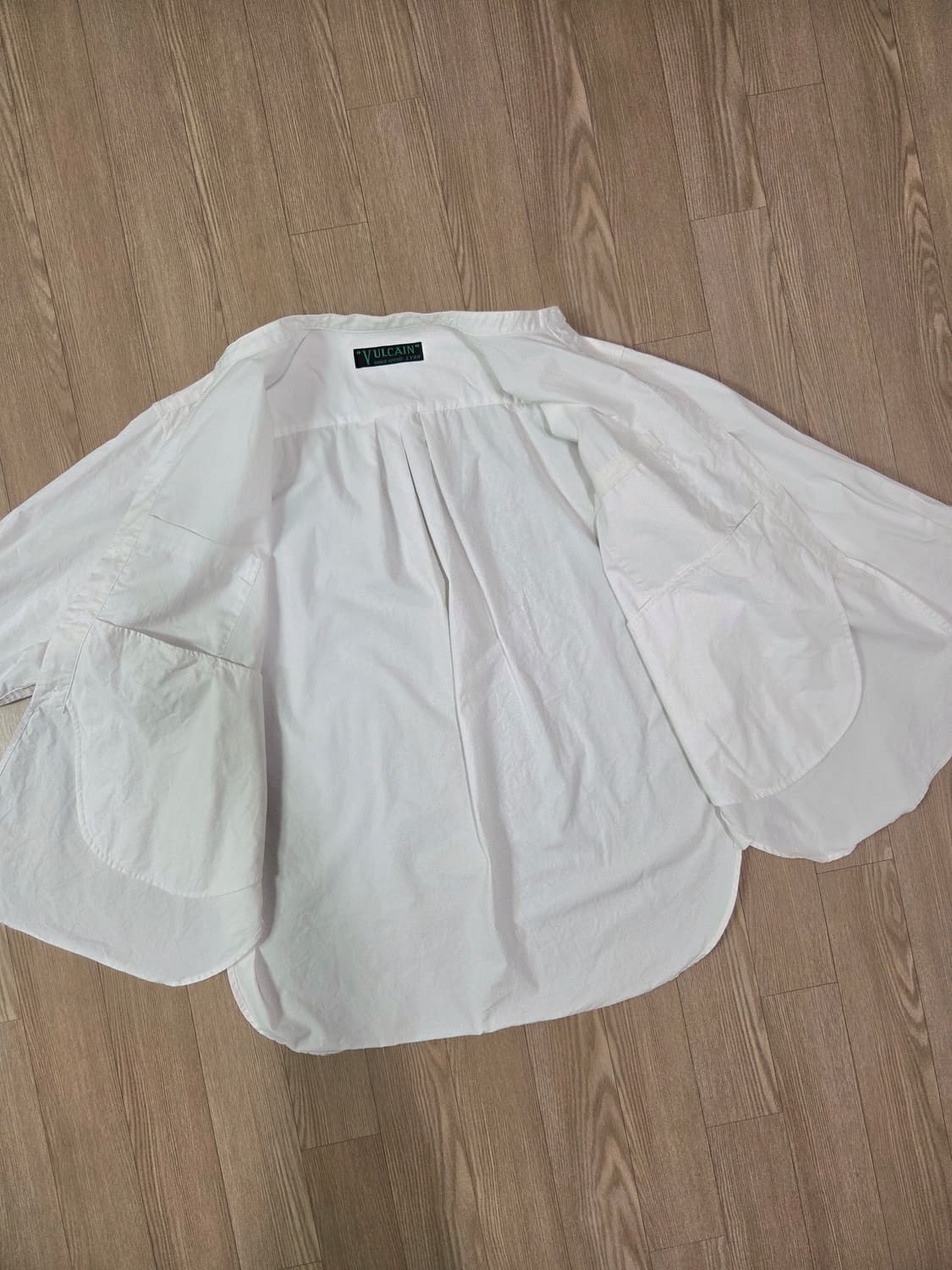 vulcain 화이트 루즈핏 헨리넥 셔츠 상품이미지7