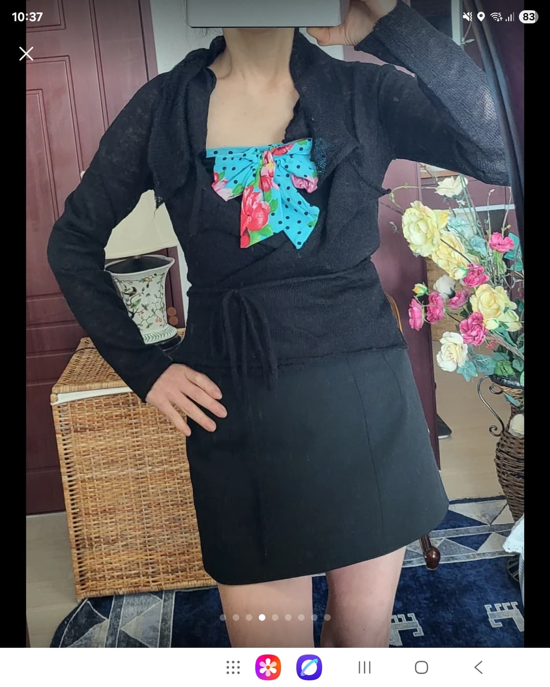 프랑스 모르간 리본 튜브탑  상품이미지3