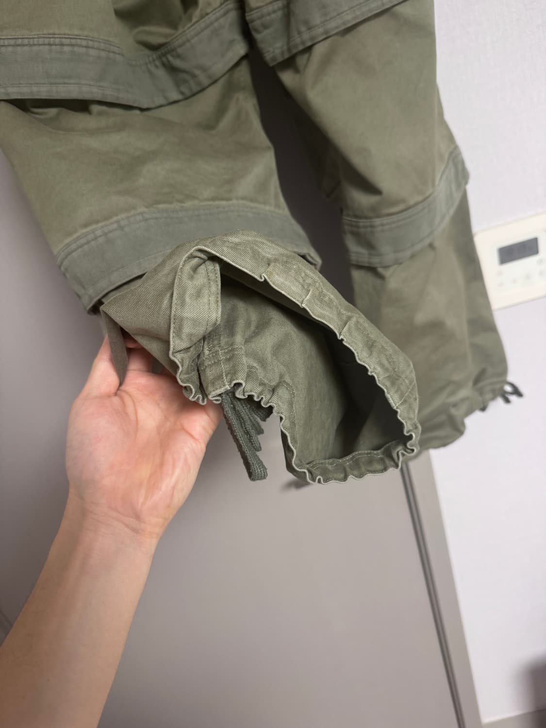 [2] 파프롬왓 레이어드 워크팬츠 올리브 상품이미지5