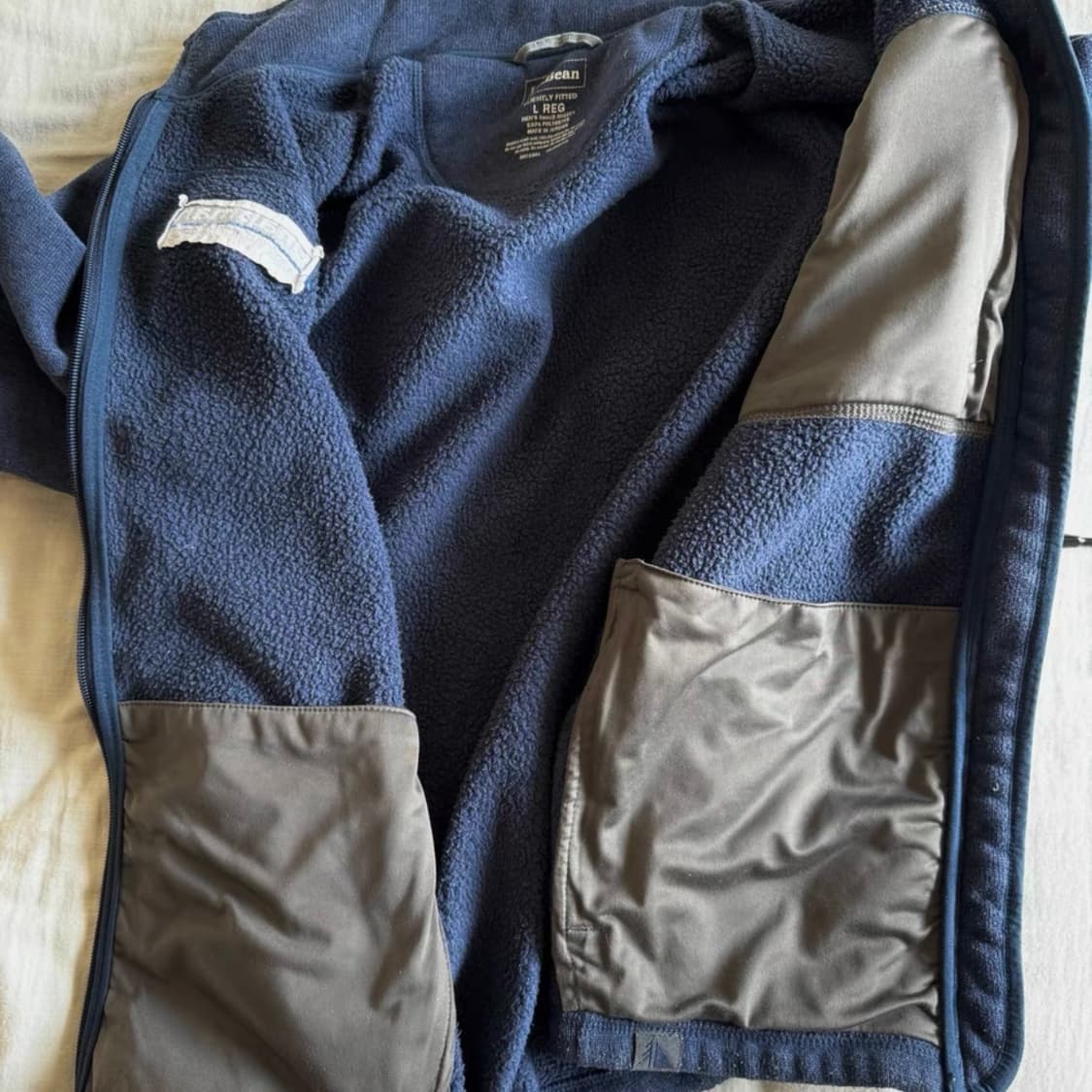 L.L.Bean 엘엘빈 자수 로고 플리스 워크 자켓 상품이미지5