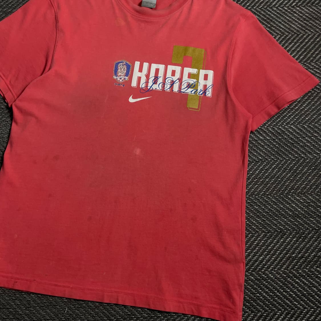 00s 나이키 2002 대한민국 국대 박지성 티셔츠o 4785 상품이미지4
