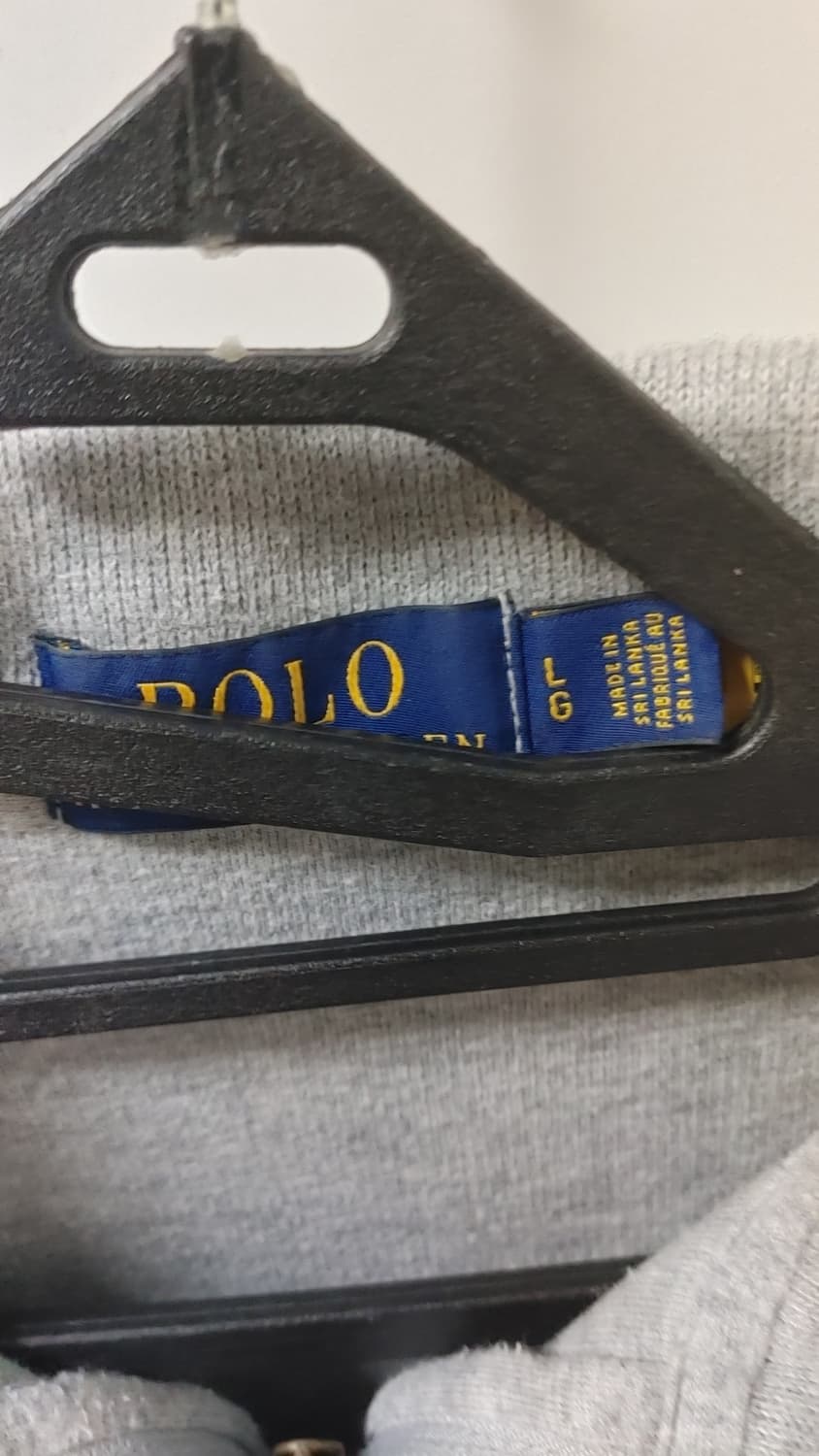 폴로 랄프로렌 하프집업 맨투맨 L 회색 상품이미지3