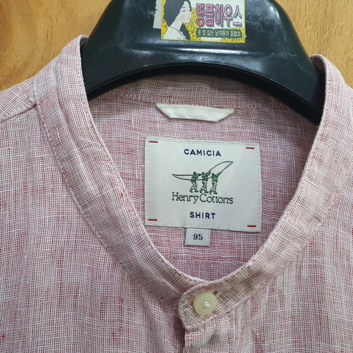 헨리코튼 CAMICIA 칠부 차이나 카라셔츠(95) 상품이미지8