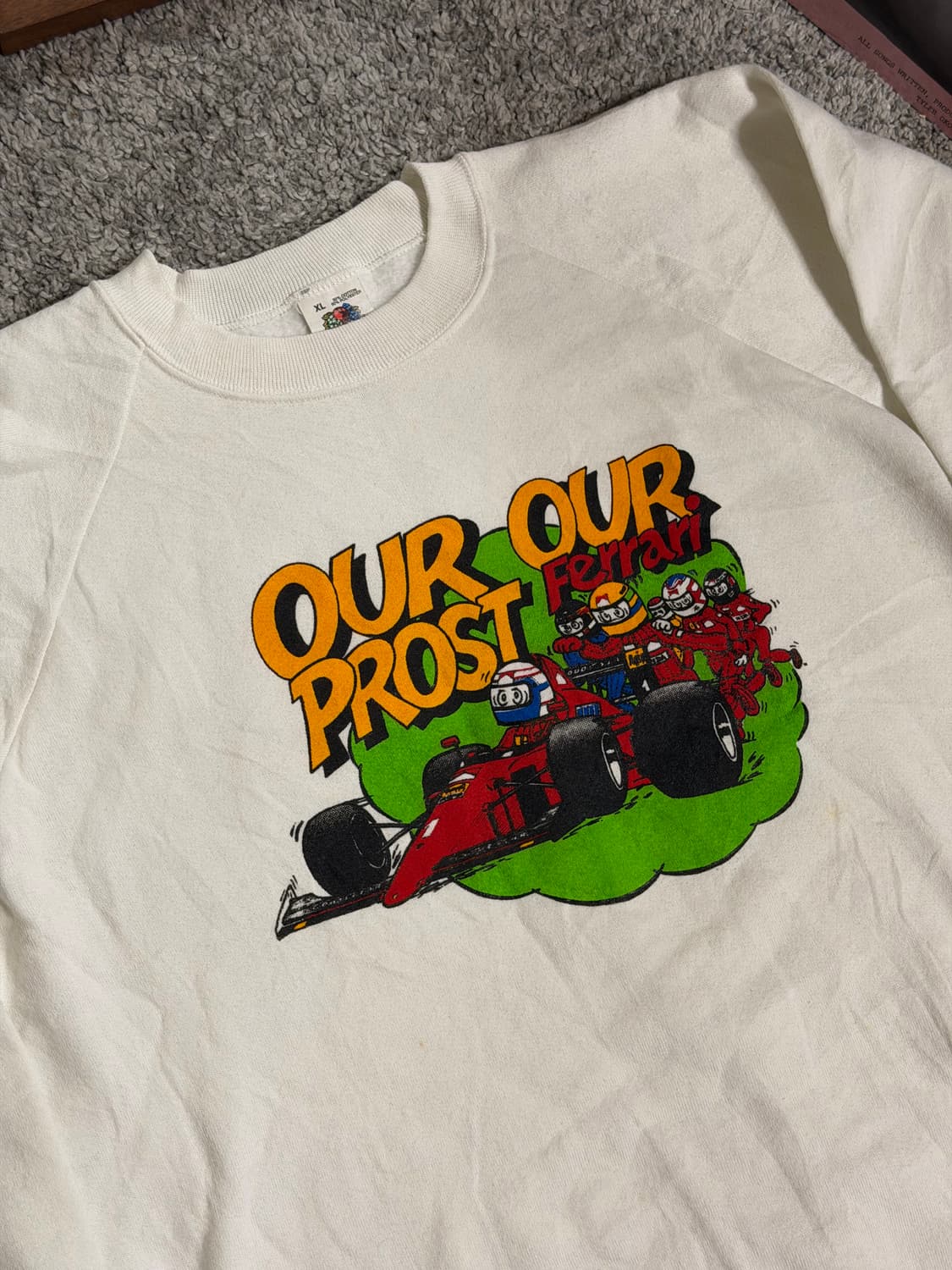 80s 프룻오브더룸 래글런 스웻셔츠 상품이미지3